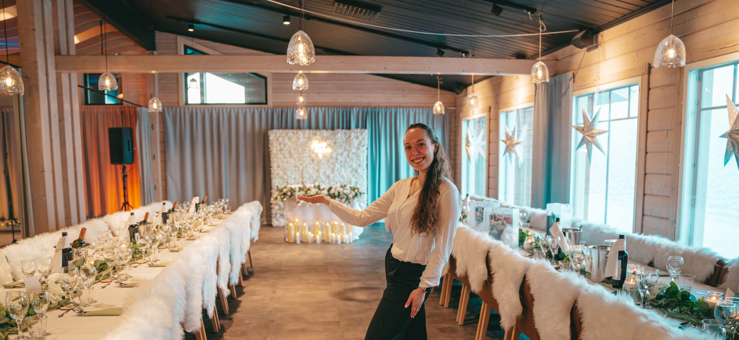 Wedding venue decor Rovaniemi Lapland Rovaniemi Weddings Arctic Snow Hotel