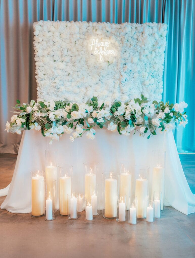 Rovaniemi Weddings Pöytä-asetelma